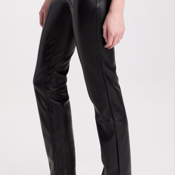 Good American- Faux Leather Good Icon Jeans - Picture 3 of 6